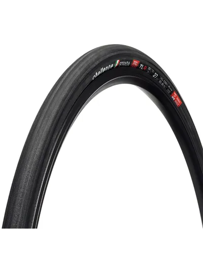 Challenge Handmade Tyre TLR Strada Pro - 700X28, Smart, 300 TPI, TLR, Black