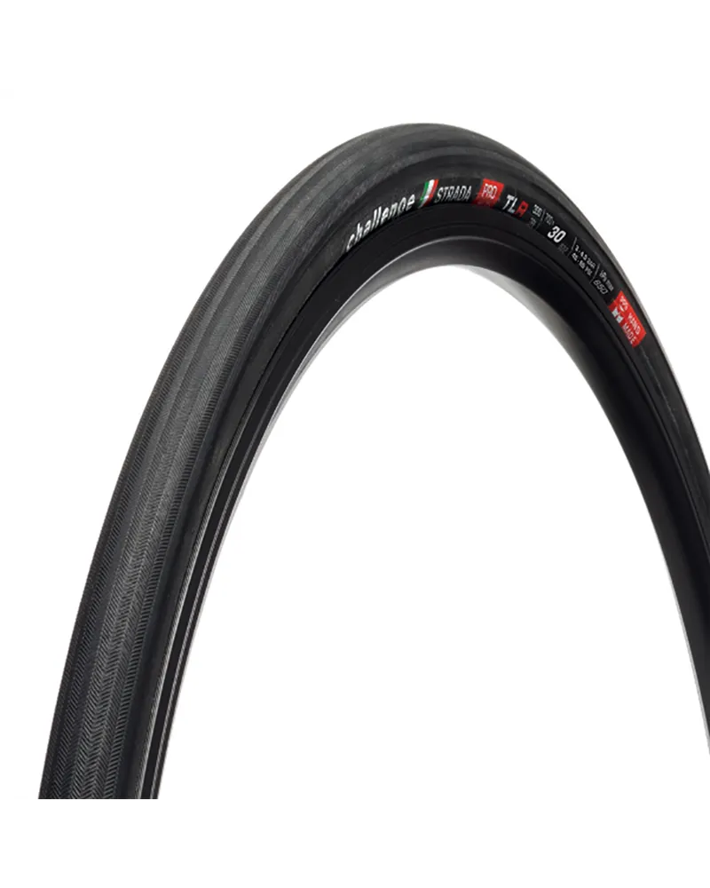 Challenge Copertone TLR Handmade Strada Pro - 700X30, Smart, 300 TPI, TLR, Nero