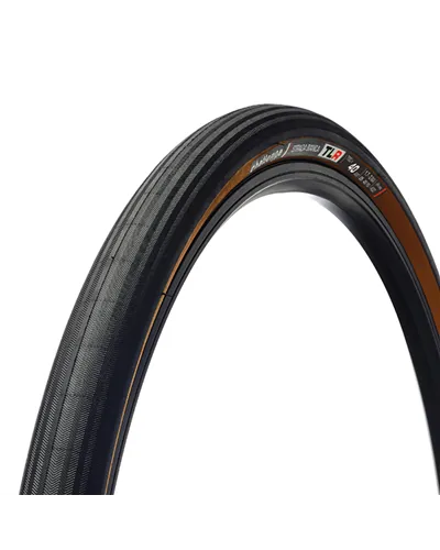Challenge Vulcanized Tyre TLR Strada Bianca Race - 700X40, 120TPI, Nylon, TLR, Black/Brown