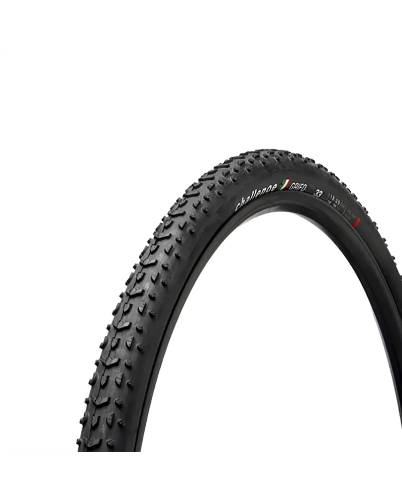 Challenge Vulcanized Tyre Grifo Comp Ciclocross - 700X33, 33TPI, Nylon,Nero