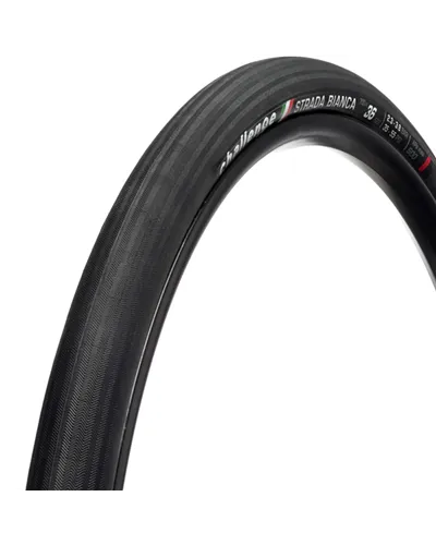 Challenge Vulcanized Tyre Strada Bianca Race - 700X36, 120TPI, Nylon, Nero