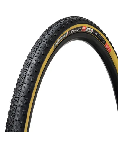 Challenge Handmade Tubular Tubeless Getaway Pro - 700X40, Smartplus, 260 TPI Latex, Tan