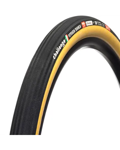Challenge Handmade Tubular Tubeless Strada Bianca Pro - 700X36, Smartplus, 260 TPI Latex , Tan