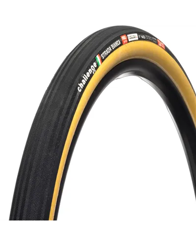 Challenge Handmade Tubular Tubeless Strada Bianca Pro - 700X40, Smartplus, 260 TPI Latex , Tan