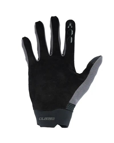 Cube Gravity Action Team Long Finger MTB Gloves, Blue