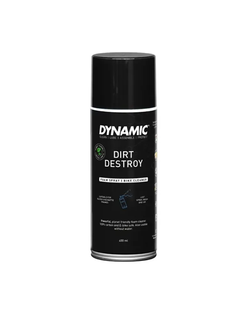 Dynamic Bike Care Schiuma Spray per Pulizia Telaio - Dirt Destroy, 400 ml
