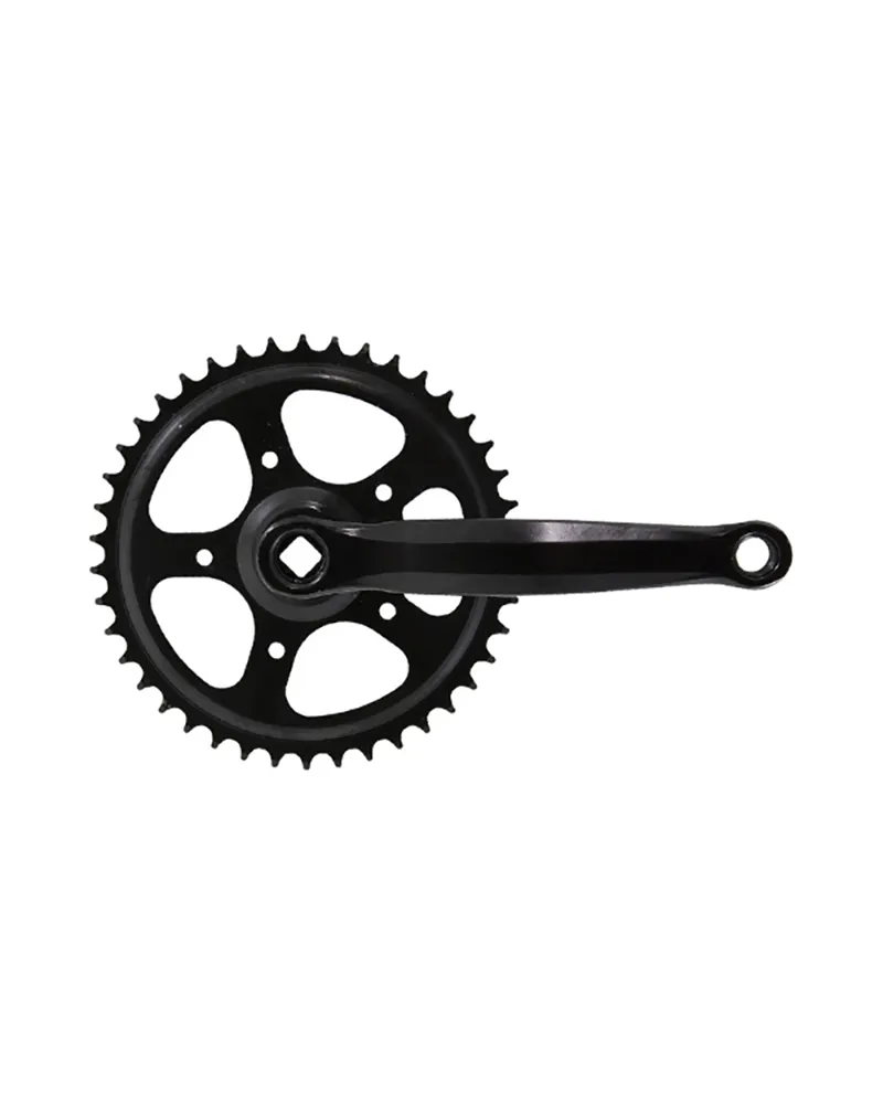 Easy Crankset 3/32 Steel - 42T, 170 mm, Black