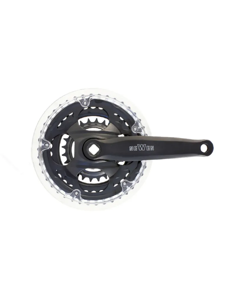 Easy Crankset MTB Steel - 42X34X24T, 170 mm, Black