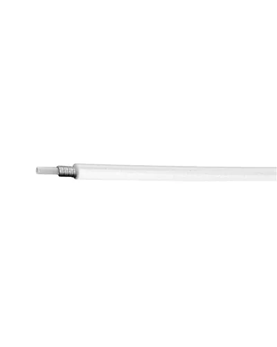 Easy Roll Brake Cable Housing Flat Strand Wire Coiled with Pvc Insert - White, 50 M