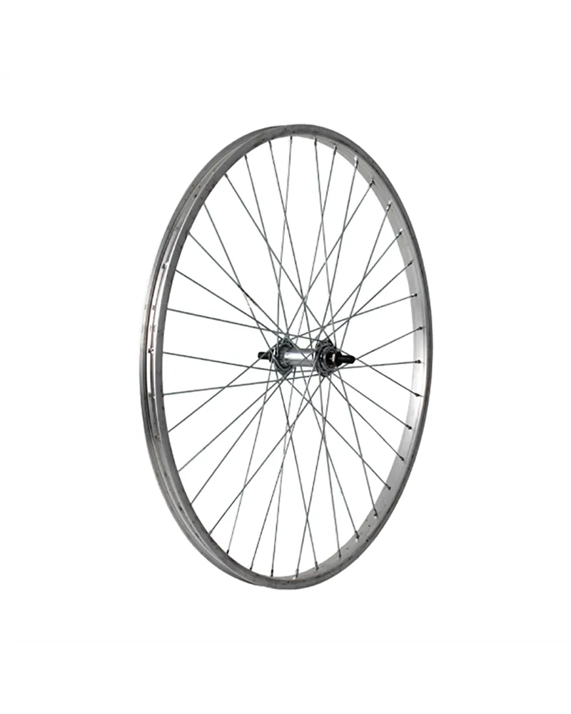 Easy Front Wheel Touring Holland 24X1 3/8 - Axle 3/8, Cup and Cone, Steel Hub, Alu Rim (Nuts Not Included)