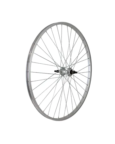 Easy Ruota Posteriore a Filetto Touring Olanda 26X3/8 - Perno 3/8, Cuscinetti, Mozzo Alu 7V, Cerchio Alu (Dadi non Inclusi)