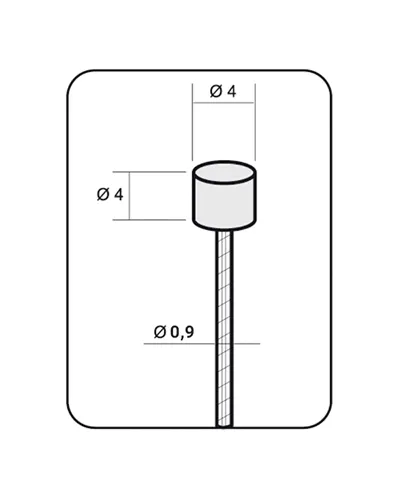 Elvedes Shift Cable Slim Head (4X4 mm) - 0.9 X 2500 mm, Package (1 pc)