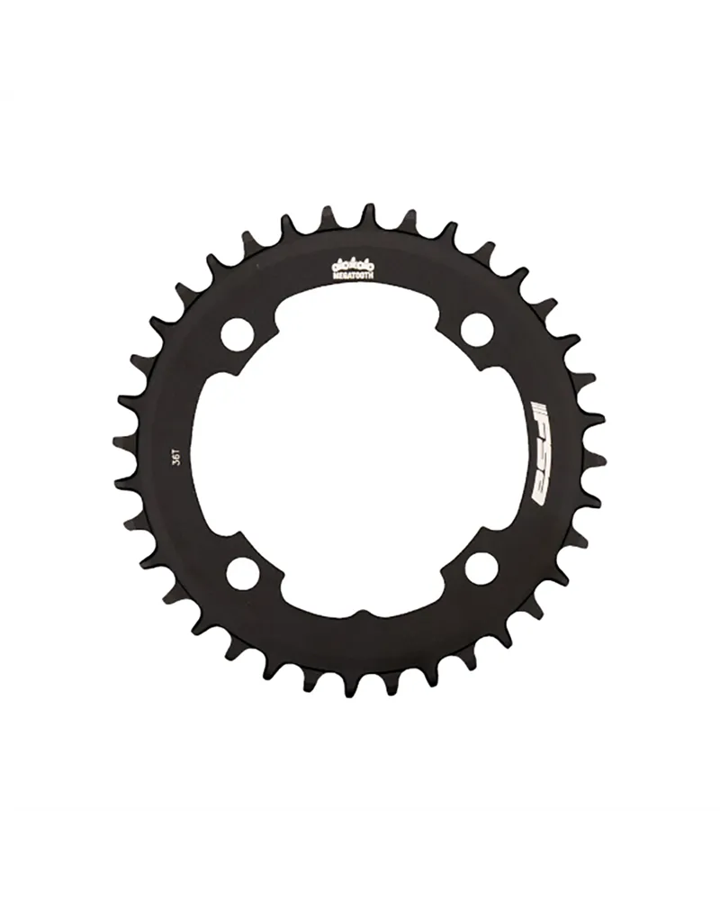 FSA Corona e-Bike Megatooth Acciaio BCD 104 mm 4-Fori 1 X SH12V - 34 D, Nero, WB494