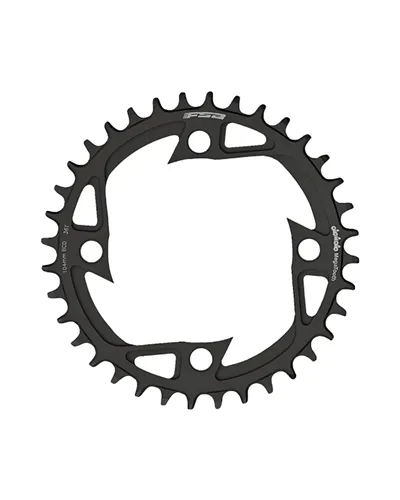 FSA Chainring V-Shape Megatooth BCD 104 mm 4-Bolts 1 X 12S - 38 T Black, WB601