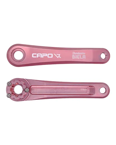 Leonardi Racing Coppia Pedivelle Capo 3 Rosa - 165 mm