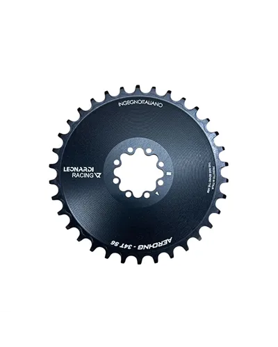 Leonardi Racing Corona Aero CX/Gravel Sram 8 Fori 1X 11/12V - 34 D, Nero