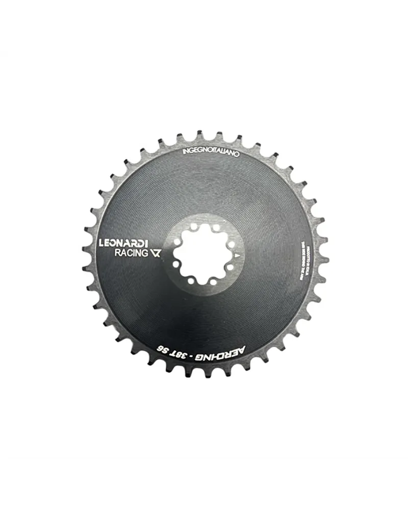 Leonardi Racing Corona Aero CX/Gravel Sram 8 Fori 1X 11/12V - 38 D, Nero