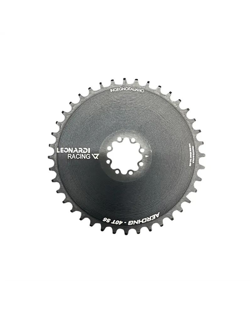 Leonardi Racing Corona Aero CX/Gravel Sram 8 Fori 1X 11/12V - 40 D, Nero