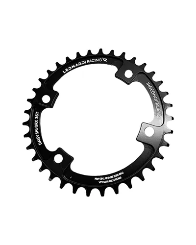 Leonardi Racing Chainring Daisy Shimano GRX BCD 110 4 Holes 1X 11/12V - 36 T Black