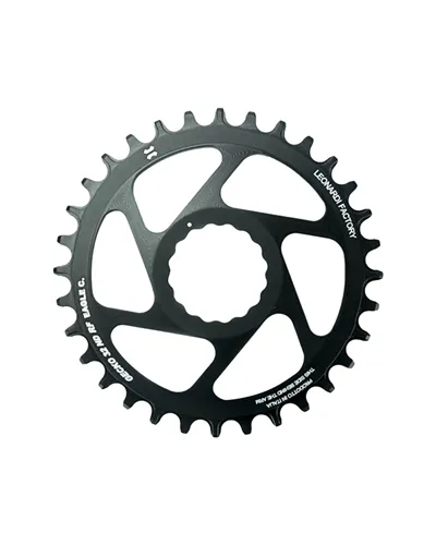 Leonardi Racing Chainring Gecko Race Face Cinch Direct Mount 1X 11/12V - 34 T Black