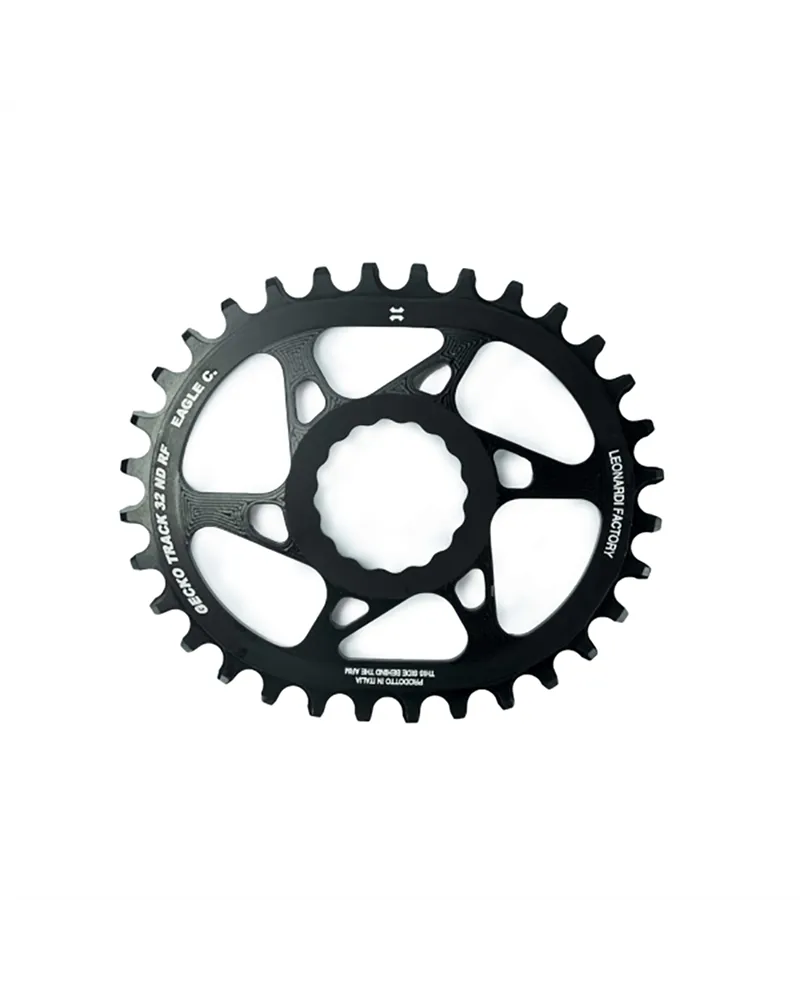 Leonardi Racing Corona Ovale Gecko Track Cannondale - Offset 6, 32 D, Nero