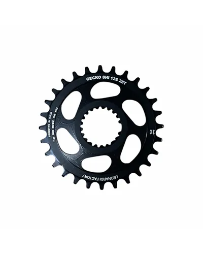 Leonardi Racing Round Chainring Gecko Shimano 12S - 28 T
