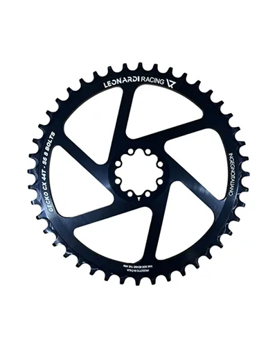 Leonardi Racing Gecko Sram Round Chainring 8 Holes CX/Gravel - 44 T