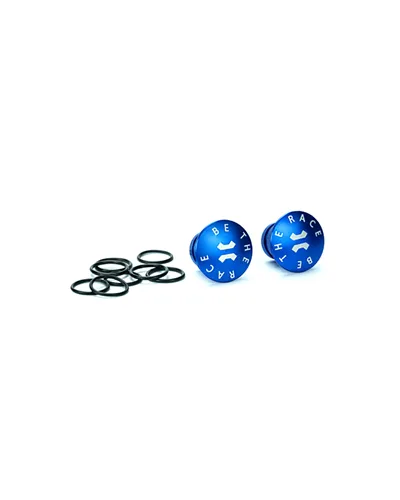 Leonardi Racing Handlebar Caps - Blue