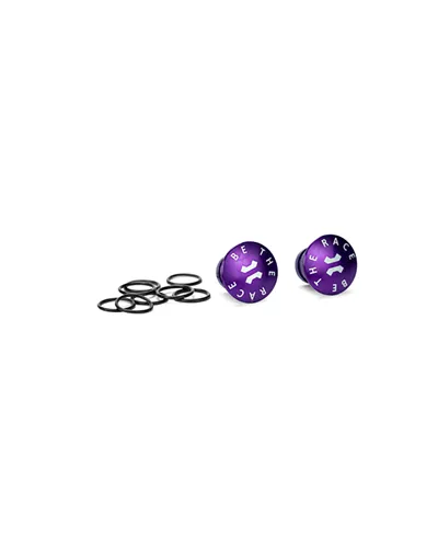 Leonardi Racing Handlebar Caps - Purple