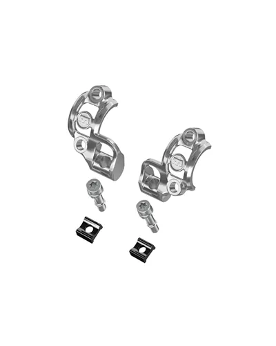 Magura Handlebar Clamp Shiftmix - 3 for Sram Matchmaker Shifters, Set Left + Right, Silver