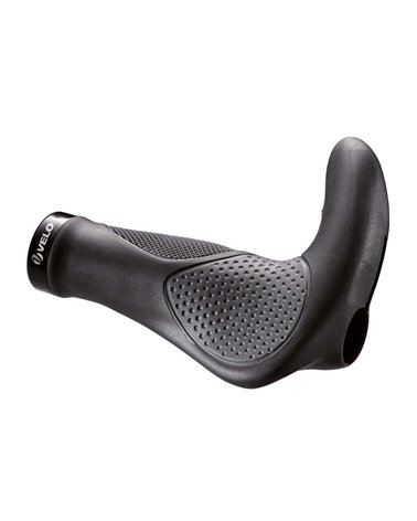 Velo Ergo New Grips With Gel, 138mm, Black/Grey Color