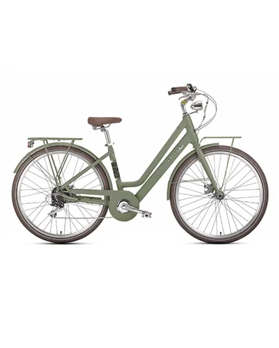 Myland Margherita 28" 7sp e-Bike 378Wh Size 46, Green Classic