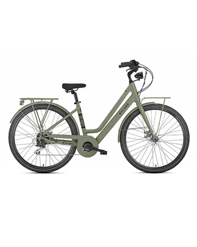 Myland Margherita 28" 7v e-Bike 378Wh Taglia 46, Verde/Nero Sporty