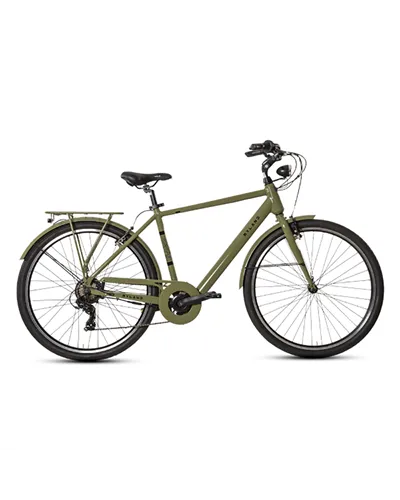 Myland Rudy 28" 7v e-Bike 378Wh Taglia 52, Verde/Nero Sporty