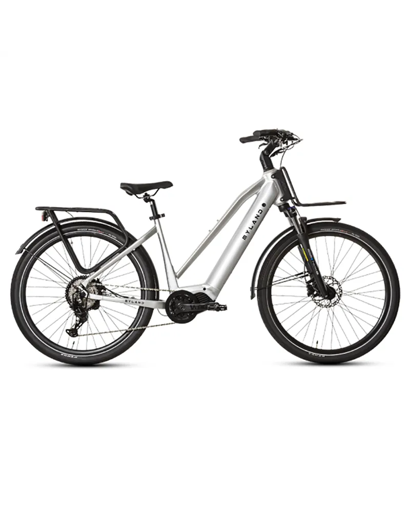 Myland Volterra X 27.5" 8v e-Bike Oli Sport 602Wh Taglia 46, Grigio