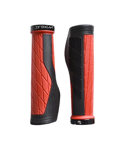 Prologo WINGRIPBKRE-AM Grips Proxim WingedTouch - Black Red