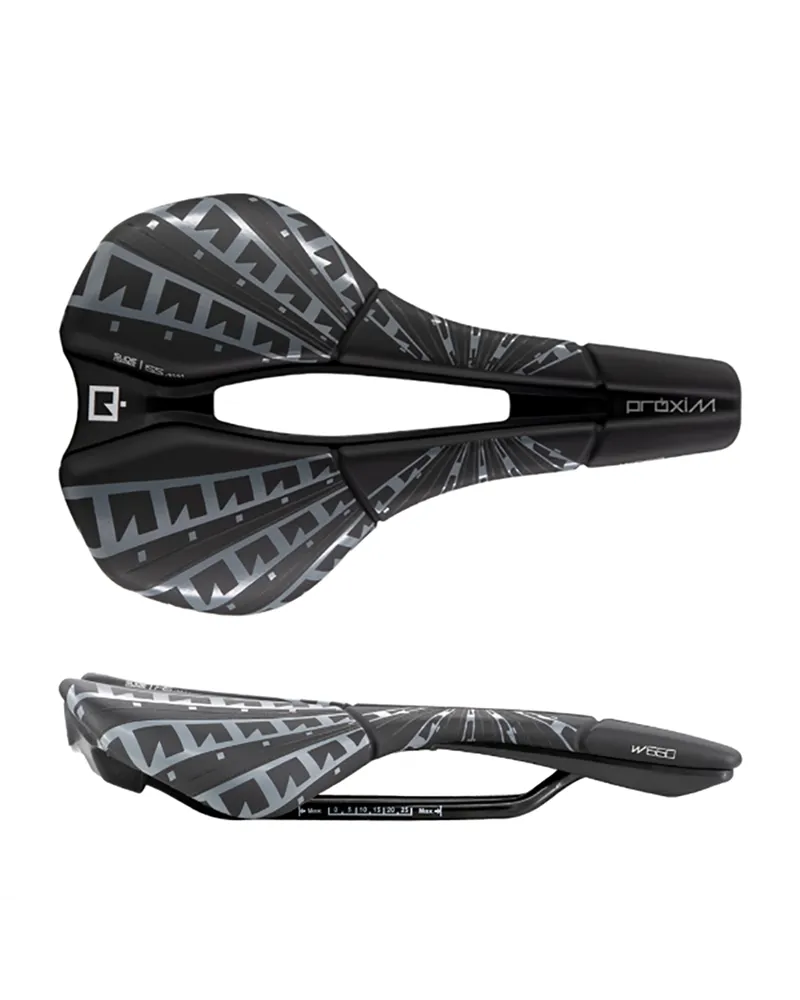 Prologo PR66ST5HBX5-AM Saddle Proxim W660 Slide Control 155 PAS - Recycled Steel, Black