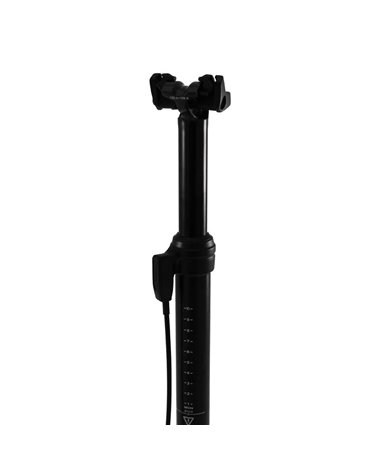 TranzX Dropper Seatpost New Version, 30, 9X410mm, Travel 125mm, External Cable Outing, Black