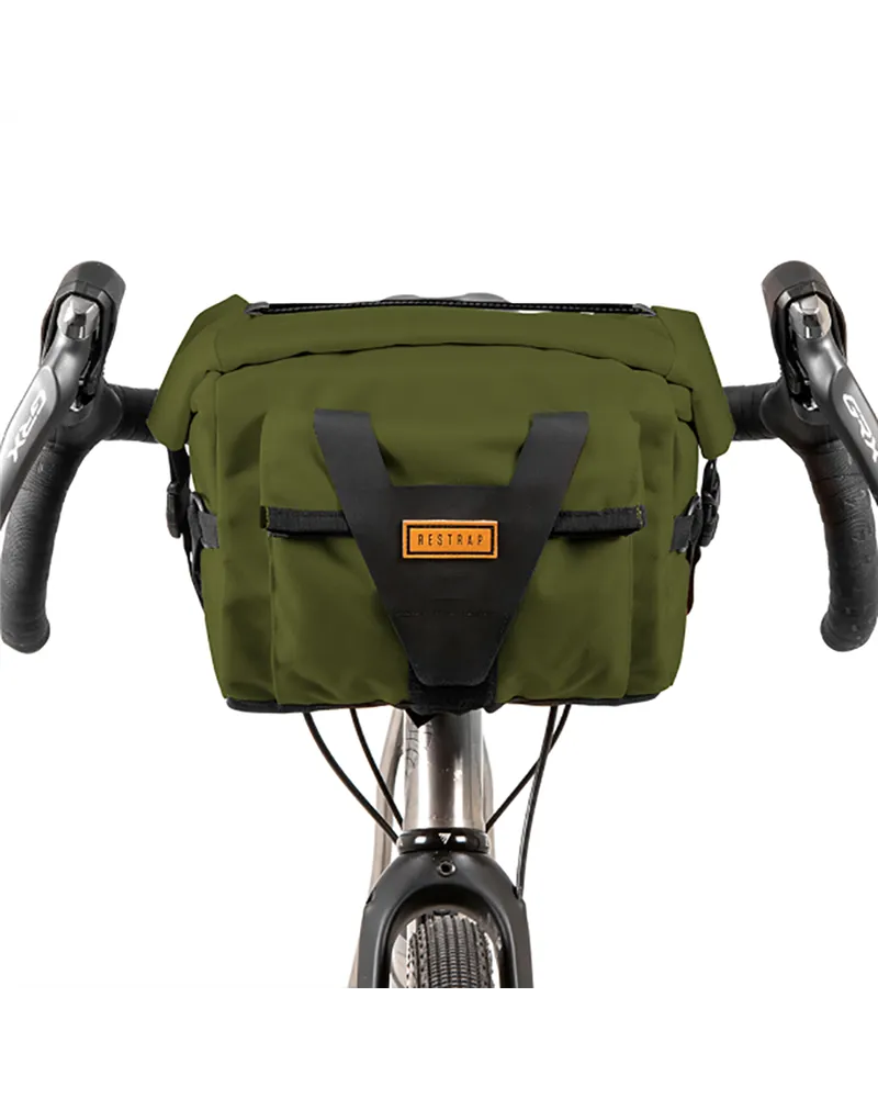 Restrap Borsa da Manubrio - 10 Litri, Verde