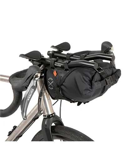Restrap Borsa Race Aero per Manubrio Aero con Estensioni - 7 Litri, Nero
