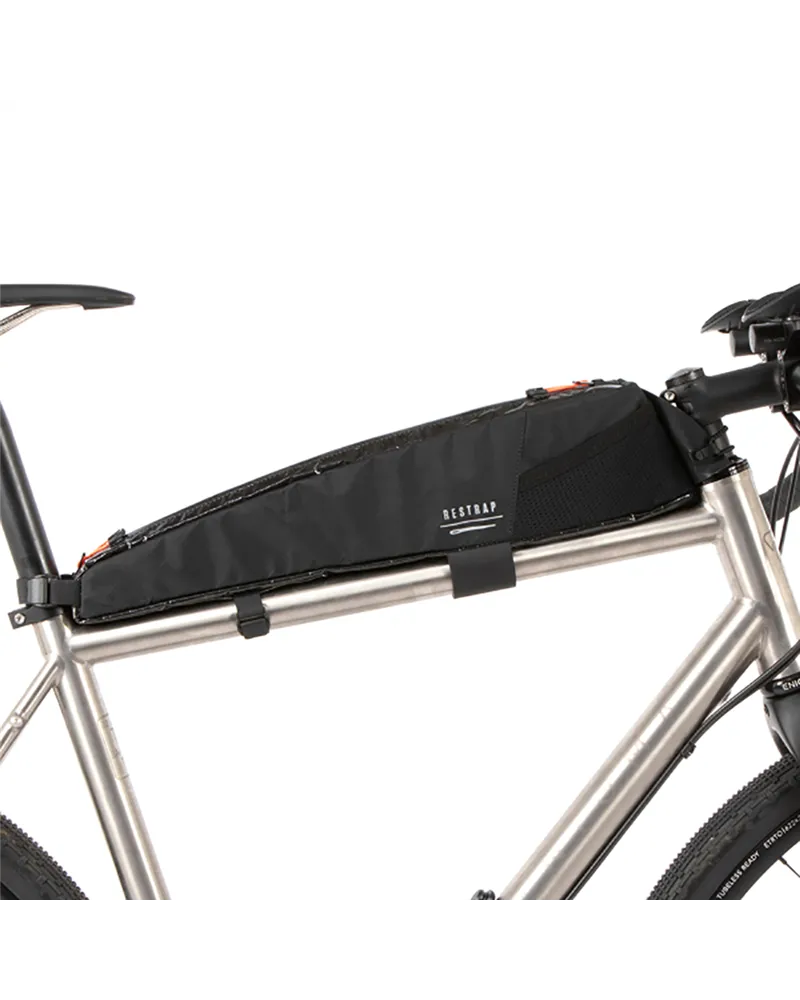 Restrap Borsa Race Top Tube - Long, 2 Litri, Nero