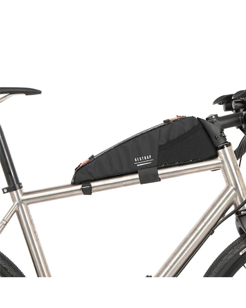 Restrap Borsa Race Top Tube - Medium, 1.5 Litri, Nero