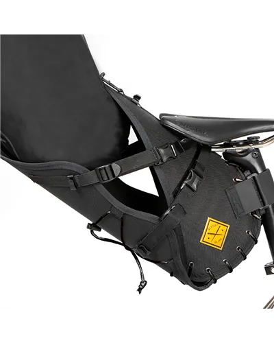 Restrap Saddle Bag Black - 18 Liters, Black