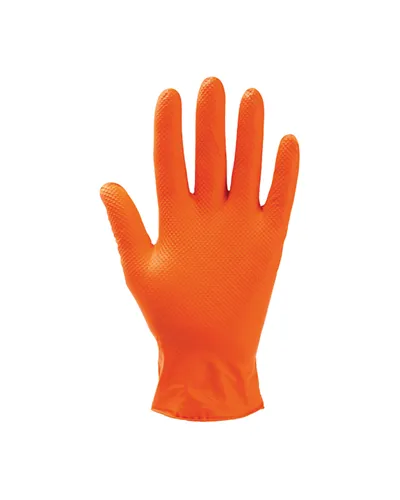RMS RMS Nitrile Gloves L Size, Orange
