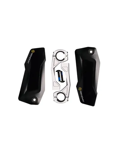 Send-hit Nock Handguards Nock V3 MTB - Black/Silver