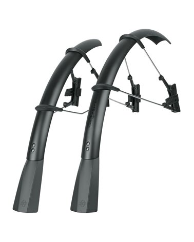 Sks Germany Front And Rear Fenders Kit Raceblade Pro XL, Balck Color.