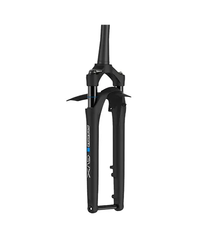 SR Suntour Forcella Aria GVX32-E 700C Disc - 40 mm, Nero Opaco, LOR, PP 12X100 mm, Tapered 1 1/8 - 1,5, Rake 45.4 mm