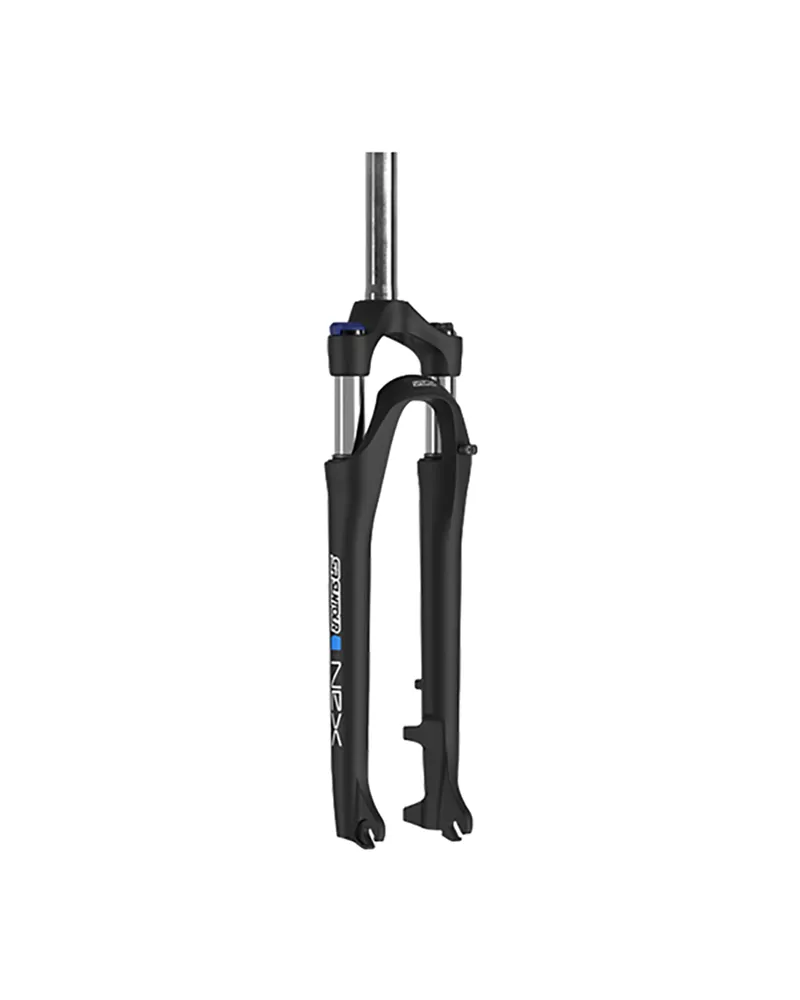 SR Suntour Forcella Molla Nex E25 700C Disc - 63 mm, Nero Opaco, LO, QR 5X100 mm, 1 1/8, Rake 44 mm