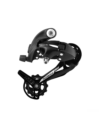 SunRace Rear Derailleur M4 7/8S - Long Cage, Black