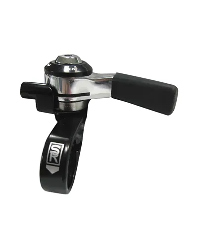 SunRace Shifter Right SLM96 Shimano Compatible - 9S, Right, Clamp 22.2, Black/Silver